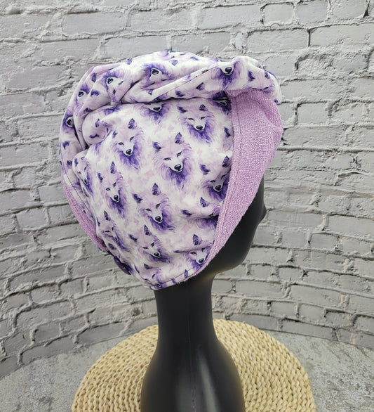 Serviette à cheveux (hair wrap)