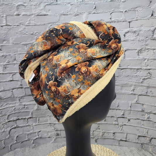 Serviette à cheveux (hair wrap)