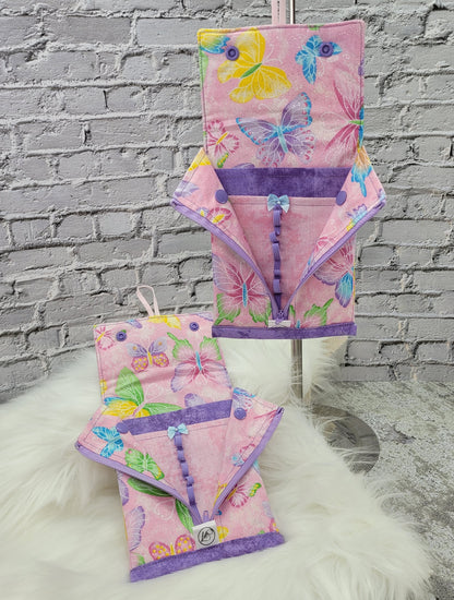 Trousse longue simple pour essentiels sanitaires