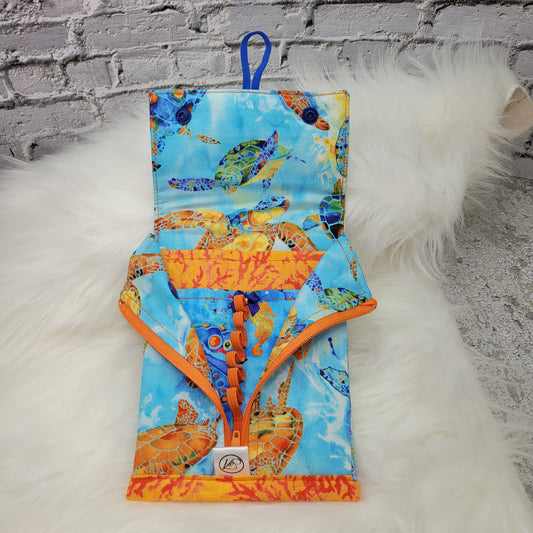 Trousse longue simple pour essentiels sanitaires