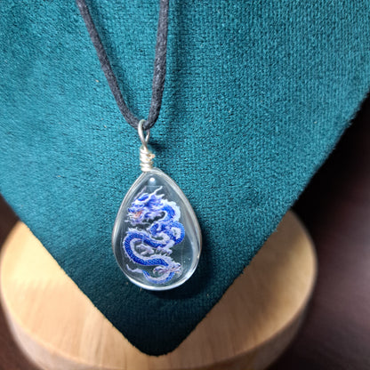 Collier avec perle de verre