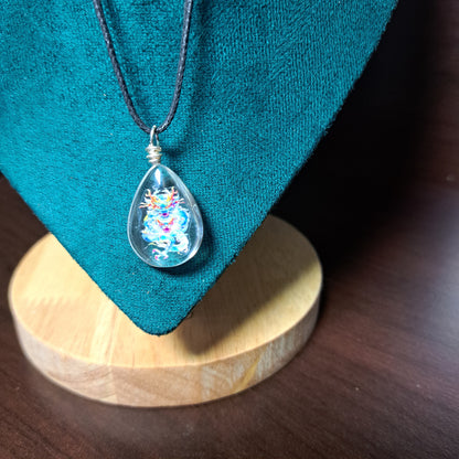 Collier avec perle de verre