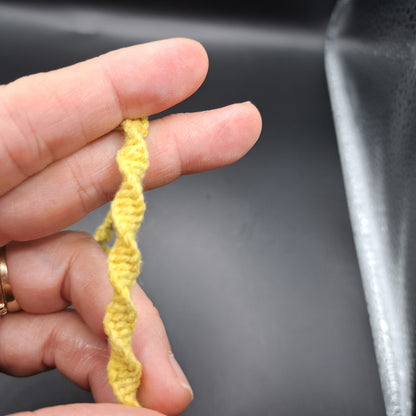 Dragonne en macramé