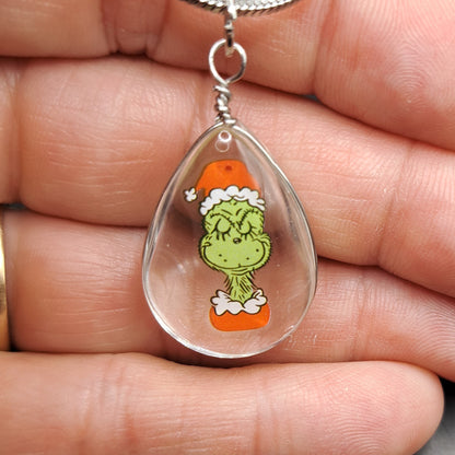 Collier avec perle de verre