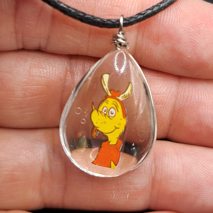 Collier avec perle de verre