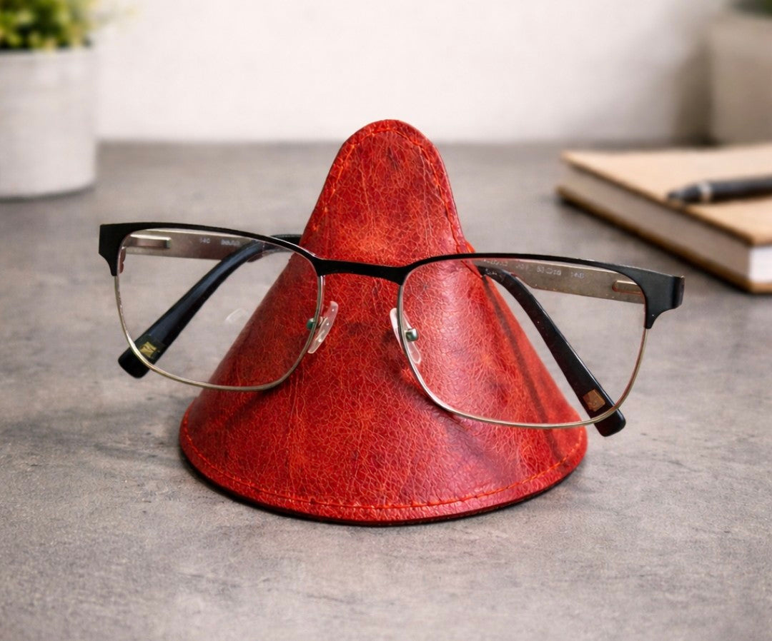 Cyrano (porte lunettes) en cuir réversible