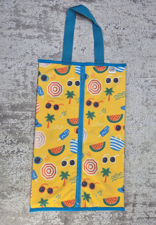 Sac à soufflets latéraux imperméable à multi-usage