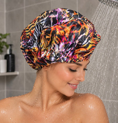 Bonnet de douche imperméable ajustable