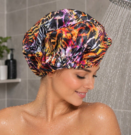 Bonnet de douche imperméable ajustable