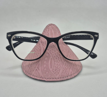 Cyrano (porte lunettes) en cuir réversible