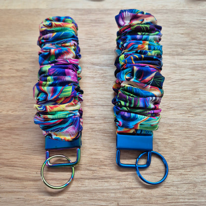 Scrunchie porte-clés, dragonne, key fob