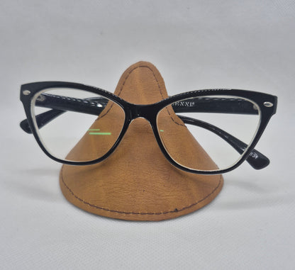Cyrano (porte lunettes) en cuir réversible