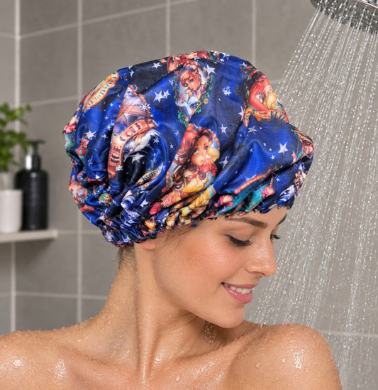 Bonnet de douche imperméable ajustable