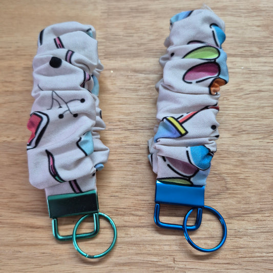 Scrunchie porte-clés, dragonne, key fob