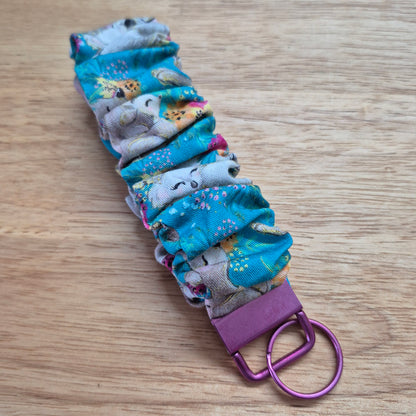 Scrunchie porte-clés, dragonne, key fob