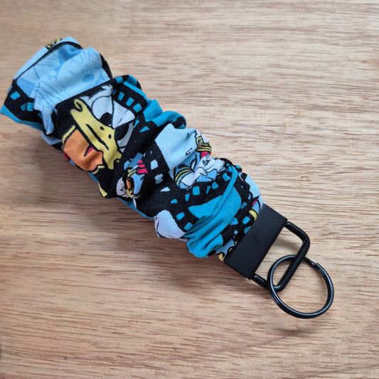 Scrunchie porte-clés, dragonne, key fob