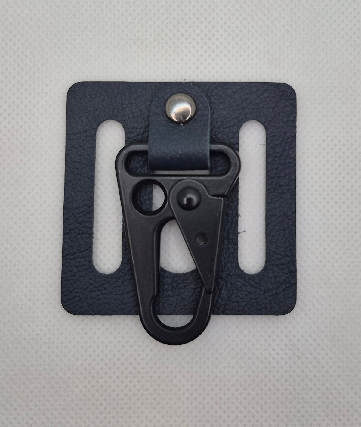 Support de ceinture avec mousqueton en cuir