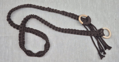 Sangle pour tapis de yoga en macramé