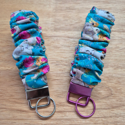 Scrunchie porte-clés, dragonne, key fob