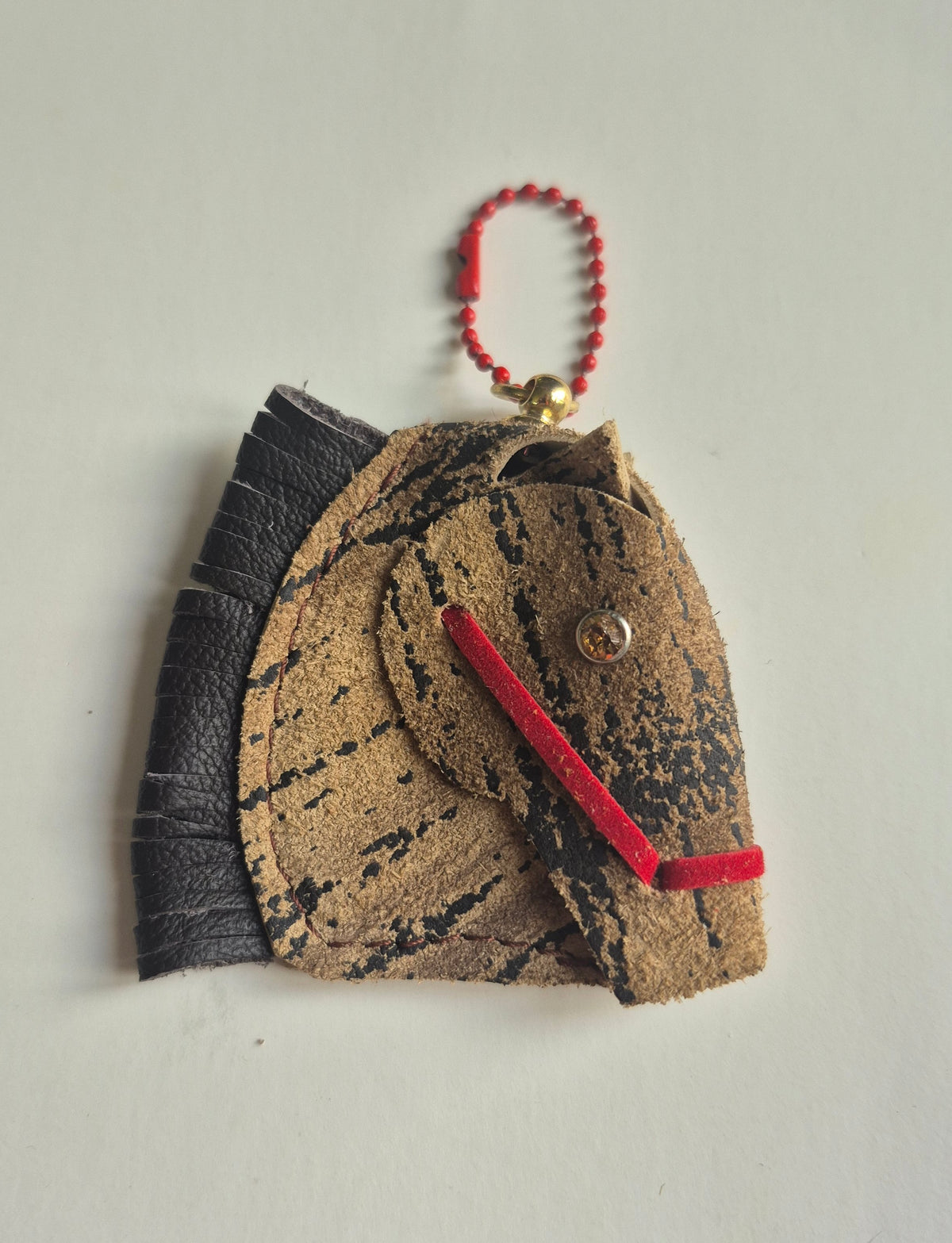 Têtes de chevaux en cuir