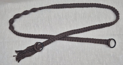 Sangle pour tapis de yoga en macramé
