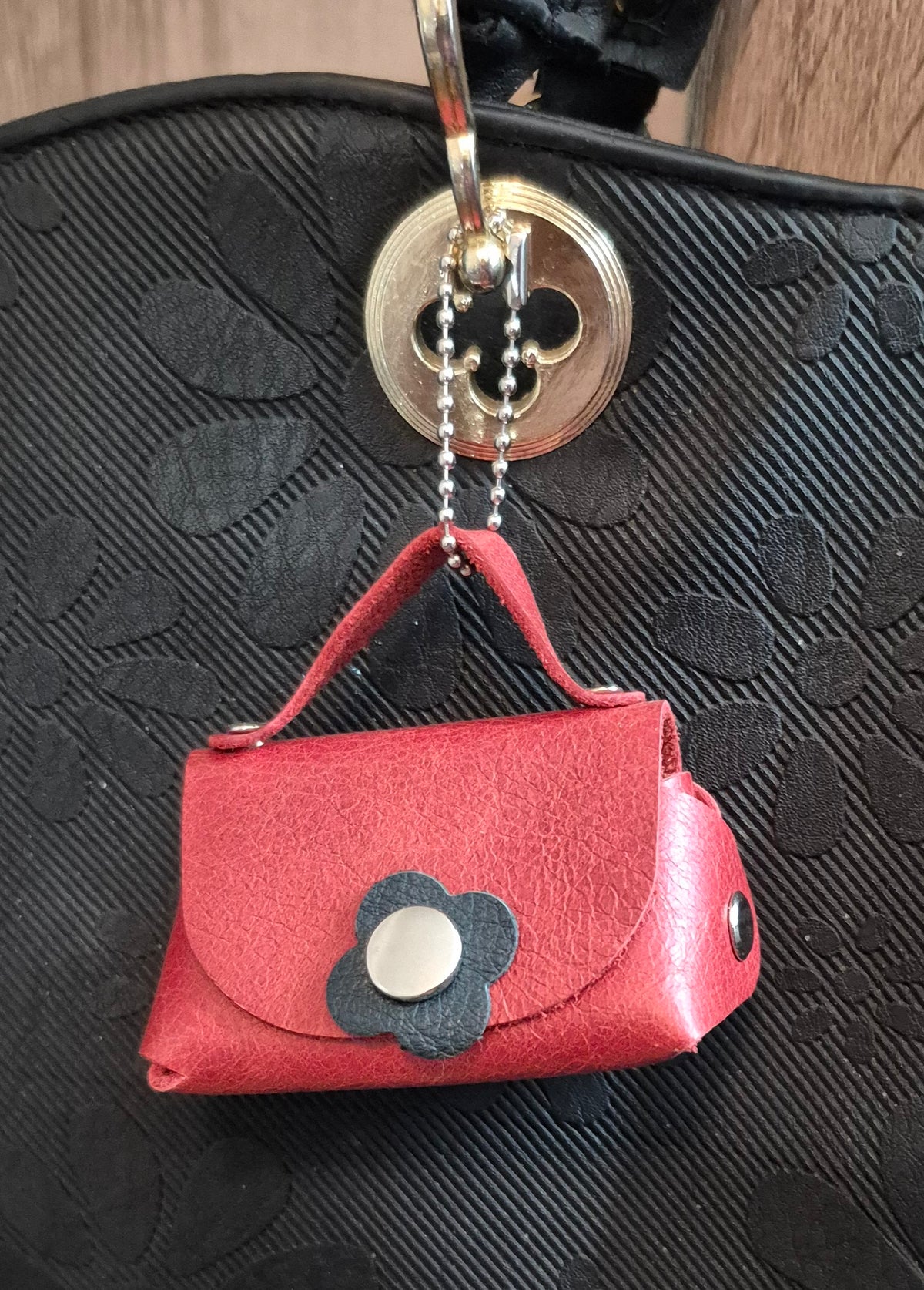 Les minis sacoches en cuir ornement pour sacoche