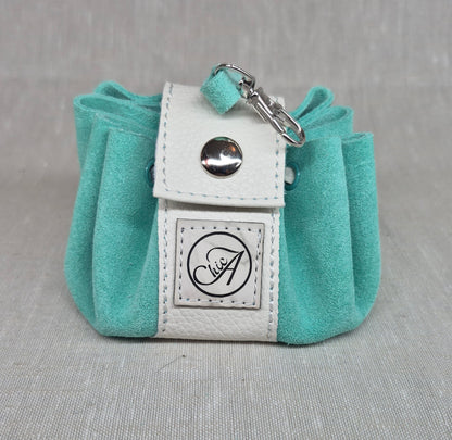 Mini bourse en cuir style médiéval