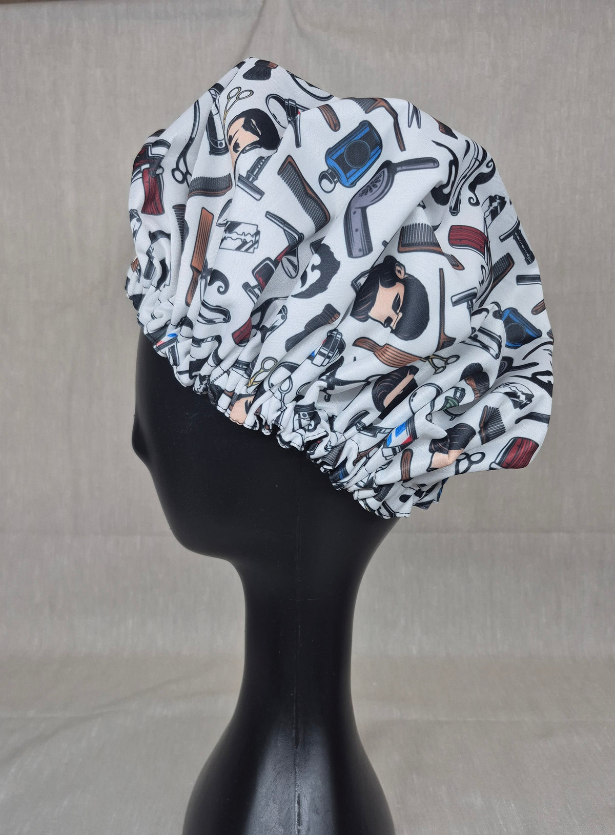 Bonnet de douche imperméable ajustable