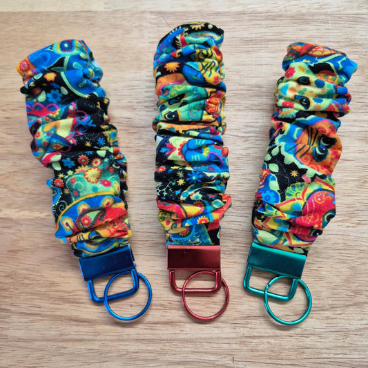 Scrunchie porte-clés, dragonne, key fob