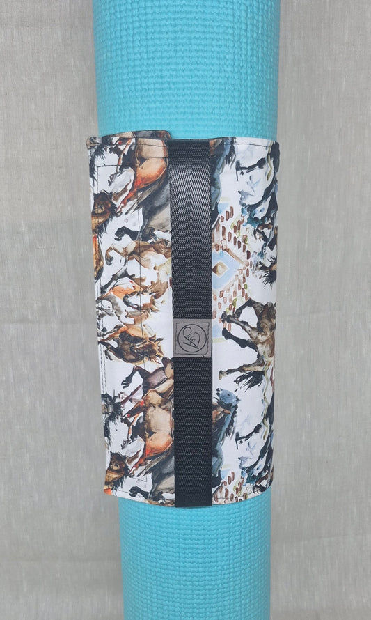 Housse à velcro pour tapis yoga