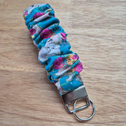 Scrunchie porte-clés, dragonne, key fob