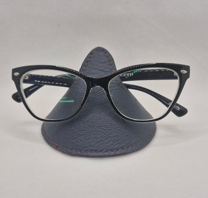 Cyrano (porte lunettes) en cuir réversible