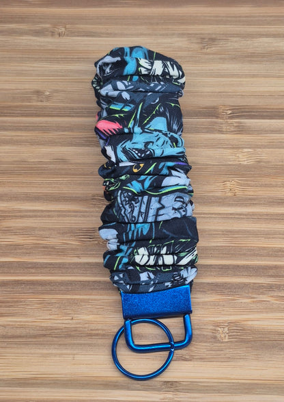 Scrunchie porte-clés, dragonne, key fob