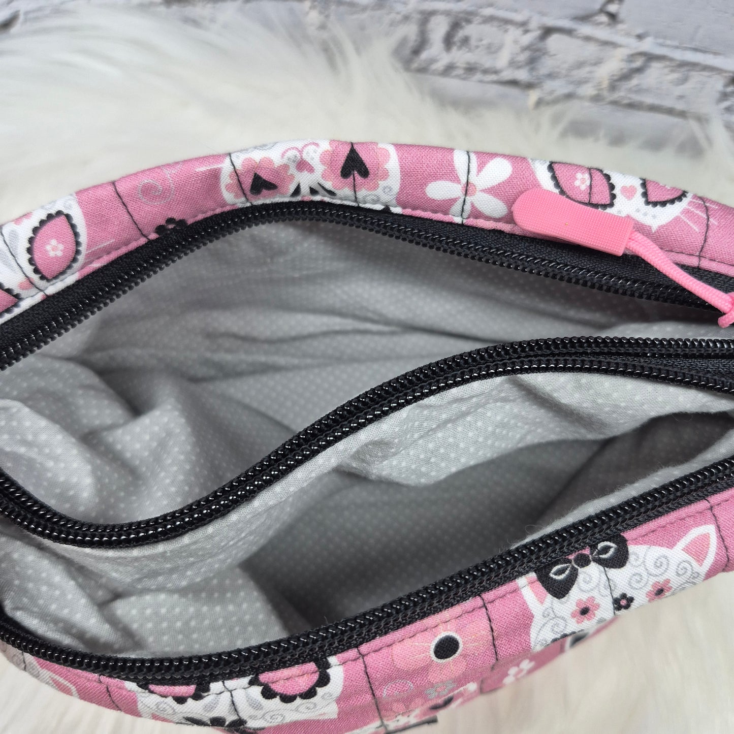 Trousse de toilette à 2 zips