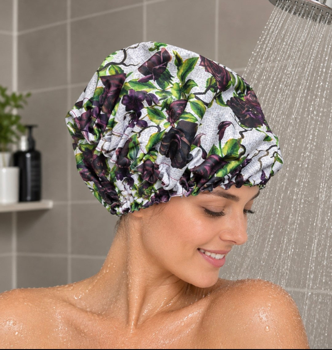 Bonnet de douche imperméable ajustable