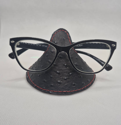 Cyrano (porte lunettes) en cuir réversible