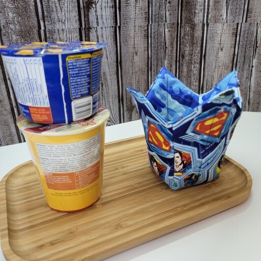 Pinte en tissu pour micro-onde (Ice cream cozy)