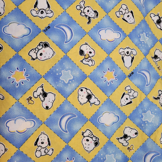 Tissu 100% coton Snoopy