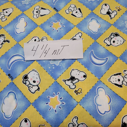 Tissu 100% coton Snoopy