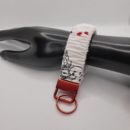 Scrunchie porte-clés, dragonne, key fob