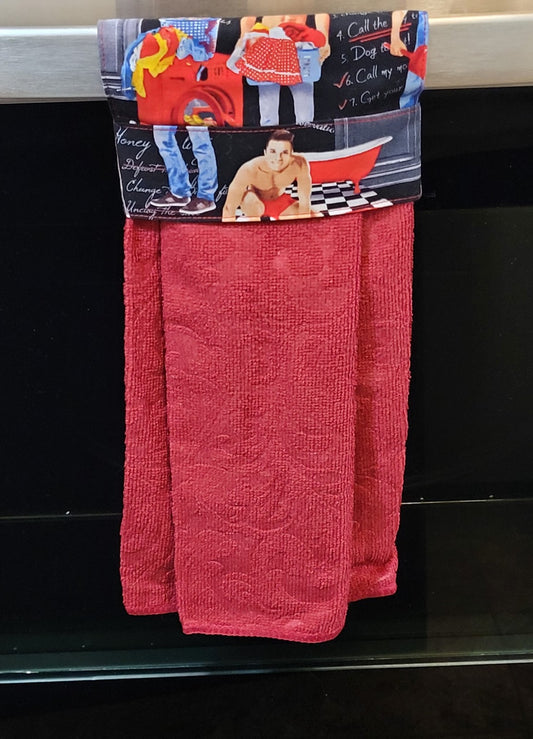 Serviette à suspendre