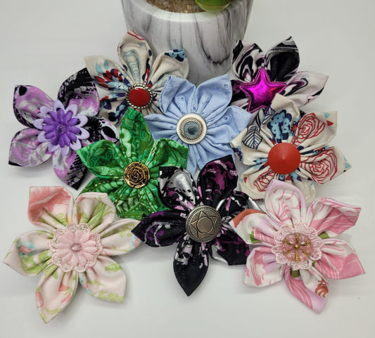 Fleur pour collier chien ou chat