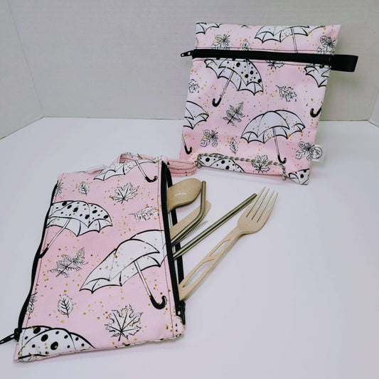 Étui pour ustensile et son sac à sandwich