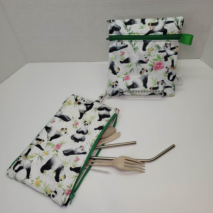 Étui pour ustensile et son sac à sandwich